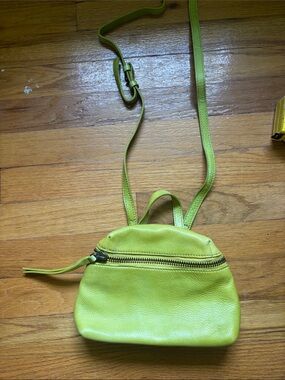 Free People Lime Green Mini Crossbody